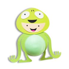 love you to the moon - green alien lip balm