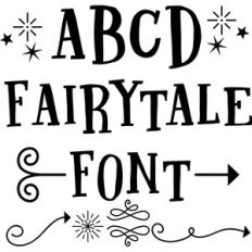 fairytale font