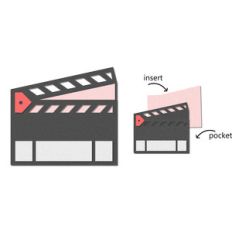 pocket / insert card - movie clipper