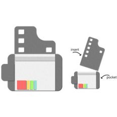 pocket / insert card - film canister
