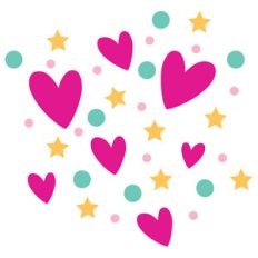 heart confetti