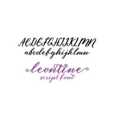 leontine script