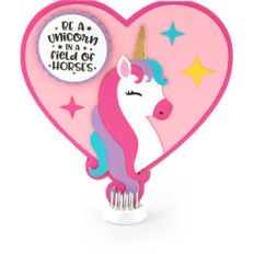 unicorn heart card