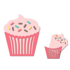 pocket / insert card - cupcake
