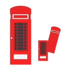pocket / insert card - london telephone box