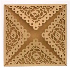 card wrap square-flowers