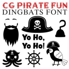cg pirate fun dingbats