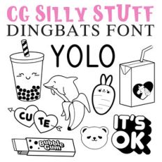 cg silly stuff dingbats