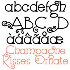 zp champagne kisses ornate