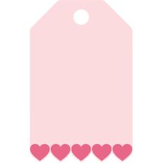 heart scallop tag