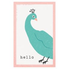 peacock card