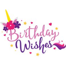 unicorn birthday wishes