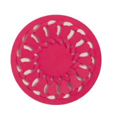 fold and tuck hearts doily