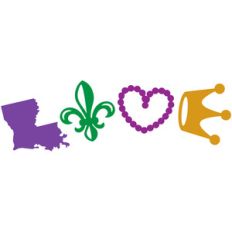 louisiana mardi gras love