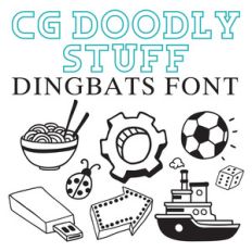 cg doodly stuff dingbats