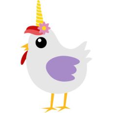 cute chickencorn