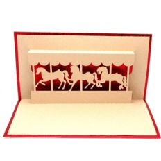 card carousel horses