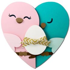 love bird egg card