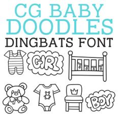 cg baby doodles dingbats