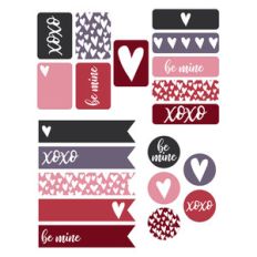 valentine's planner stickers
