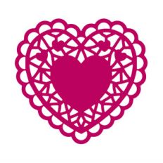 heart doily