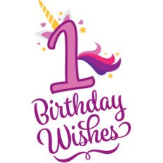 1st birthday unicorn