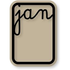 january overlay card