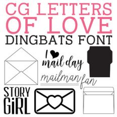 cg letters of love dingbats