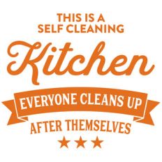 self cleaning kitchen
