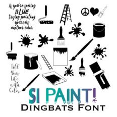si paint dingbats font