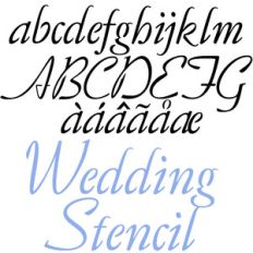 ld wedding stencil