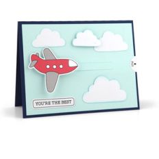 slider card airplane