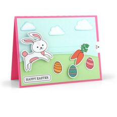 slider card easter bunny