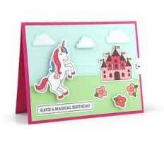 slider card unicorn