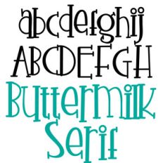 pn buttermilk serif