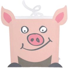 pig favor bag