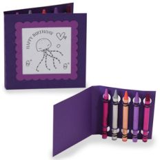 happy birthday coloring card - jellyfish