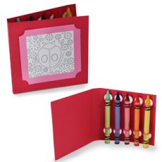 happy birthday coloring card - ladybug