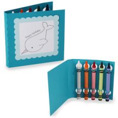 happy birthday coloring card - narwhal