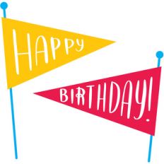 birthday pennants