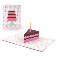 pop up cake slice card