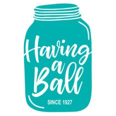 having a ball