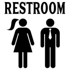 restroom sign