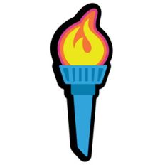 k pop - olympics - torch