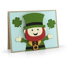 bobble head card leprechaun