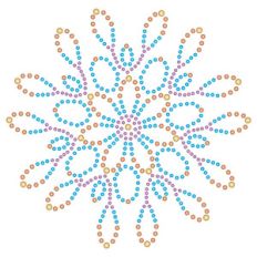 large rhinestone flower