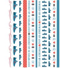 fitness washi sticker planner tape
