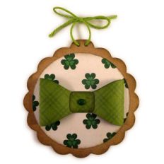 leprechaun bow tie ornament