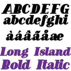 pn long island bold italic