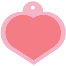heart shaped tag